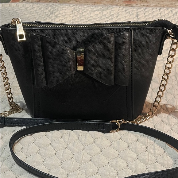Chic Black Bow Crossbody Bag - Picture 9 of 9